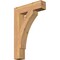 Ekena Millwork Thorton Block Smooth Bracket, Western Red Cedar, 3 1/2"W x 16"D x 24"H BKT04X16X24THR05SWR - alternate 1
